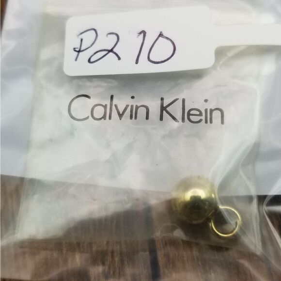 Calvin klein gold tone ball necklace pendant P210